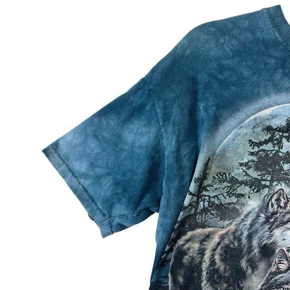 The Mountain wolf large Tie dye graphic tee - Picture 4 of 13